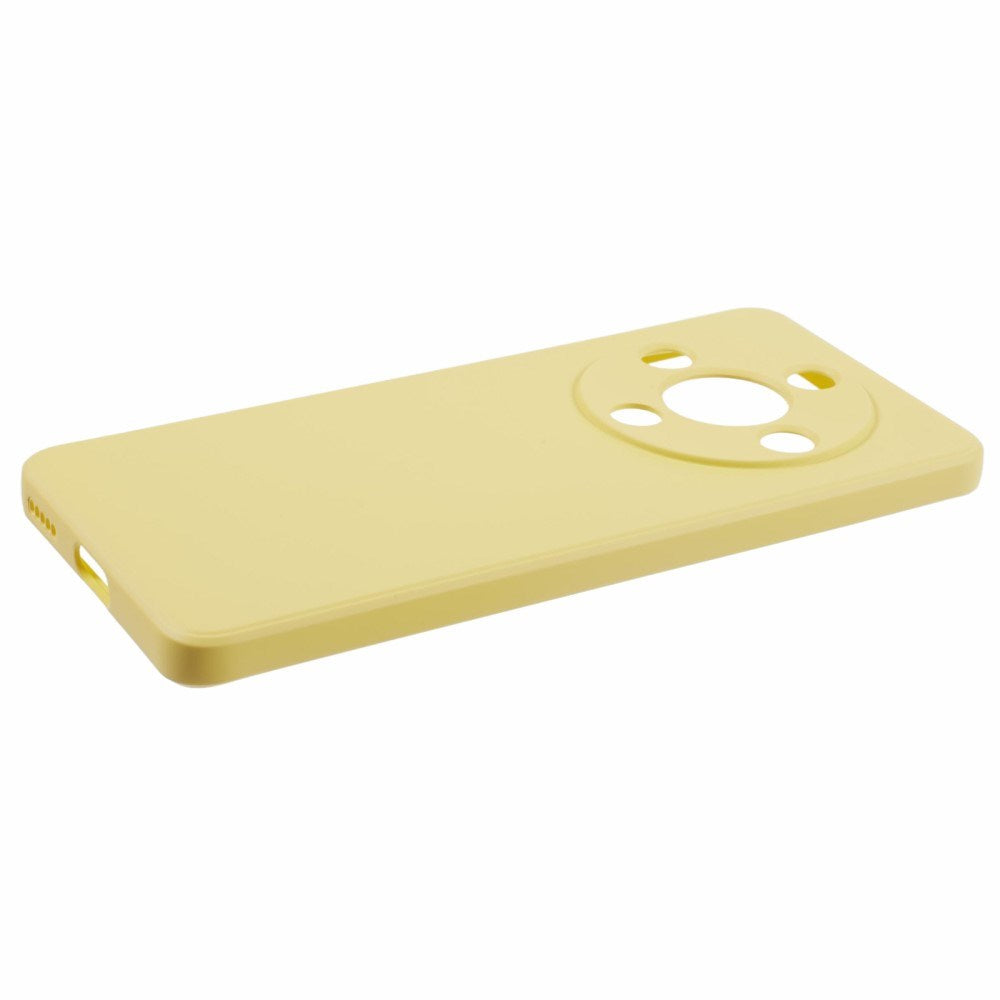 EIDERWOOD Honor Magic6 Lite 5G Plast Case – Beskyttende Cover med Fiberforing og Præcis Kameraudskæring - Gul
