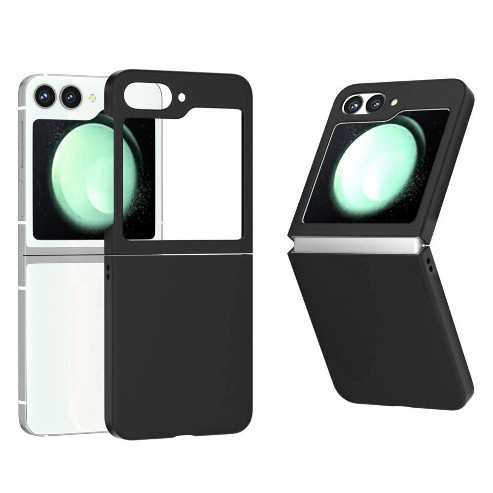 EIDERWOOD Samsung Galaxy Z Flip7 FE / Flip6 Gummibelagt Hård Plastik Bagside Cover - Sort