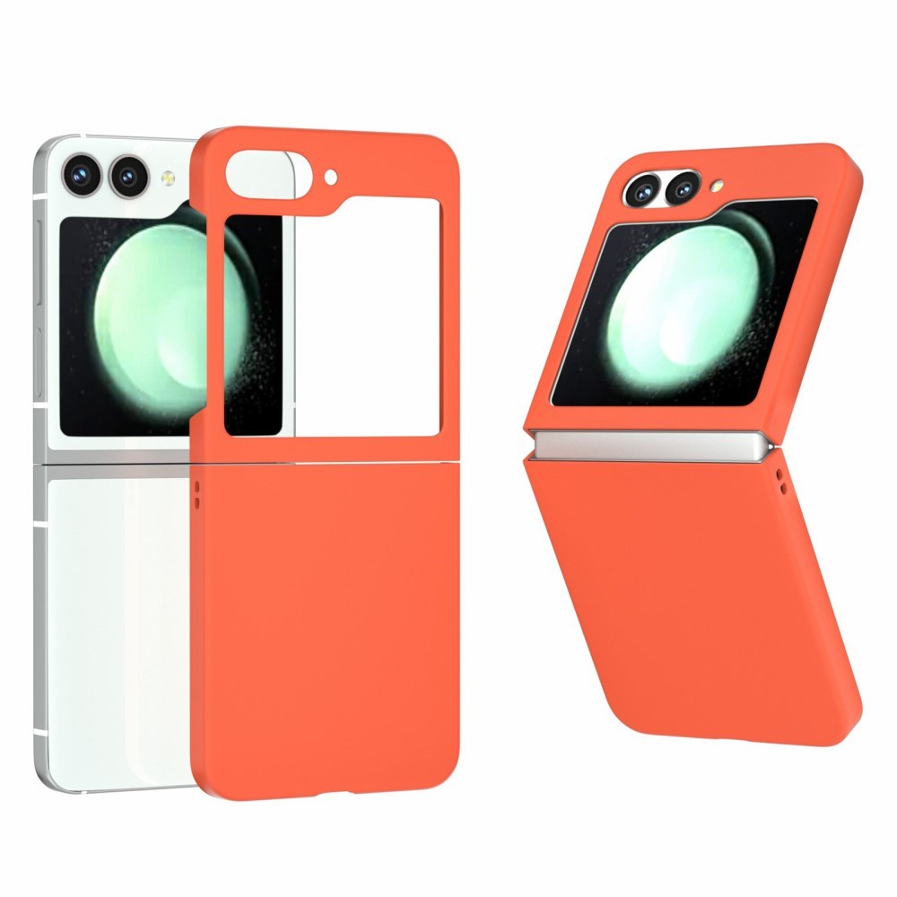 EIDERWOOD Samsung Galaxy Z Flip7 FE / Flip6 Gummibelagt Hård Plastik Bagside Cover - Orange