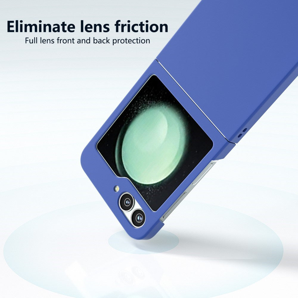 EIDERWOOD Samsung Galaxy Z Flip7 FE / Flip6 Gummibelagt Hård Plastik Bagside Cover - Blå