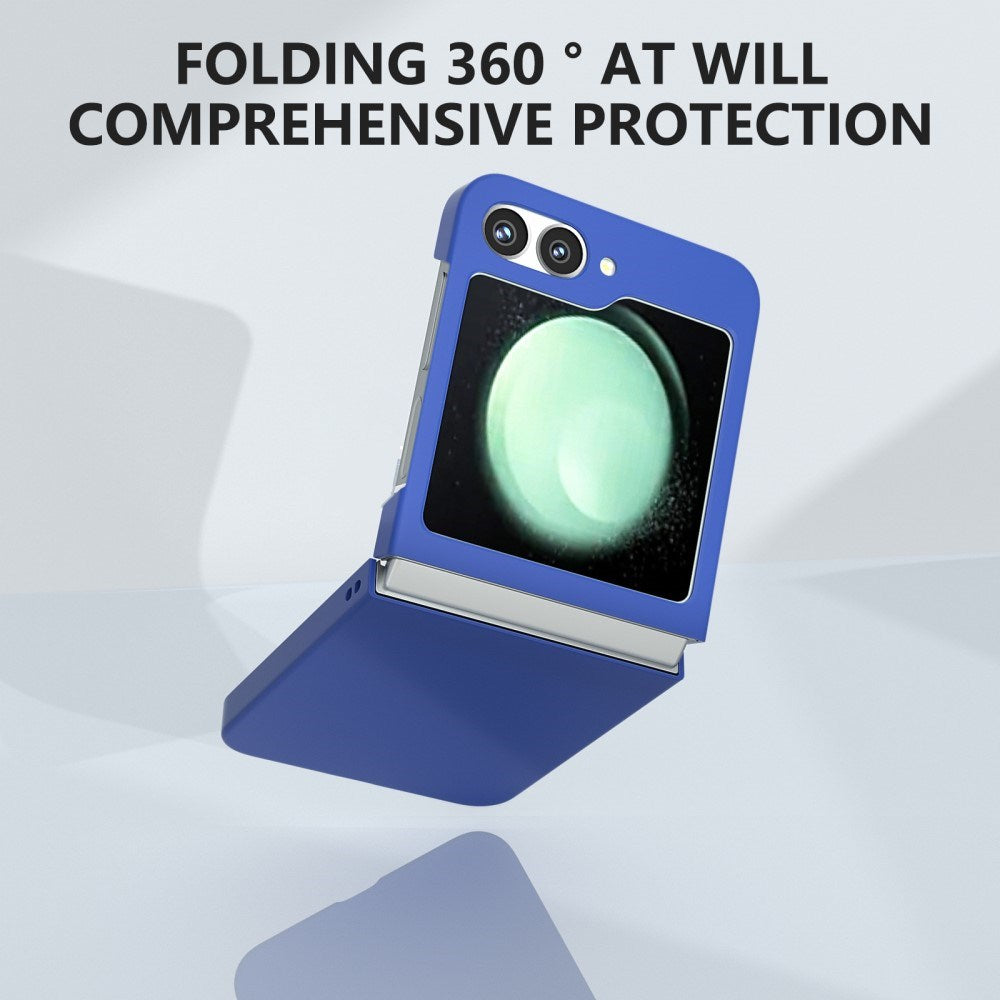 EIDERWOOD Samsung Galaxy Z Flip7 FE / Flip6 Gummibelagt Hård Plastik Bagside Cover - Blå