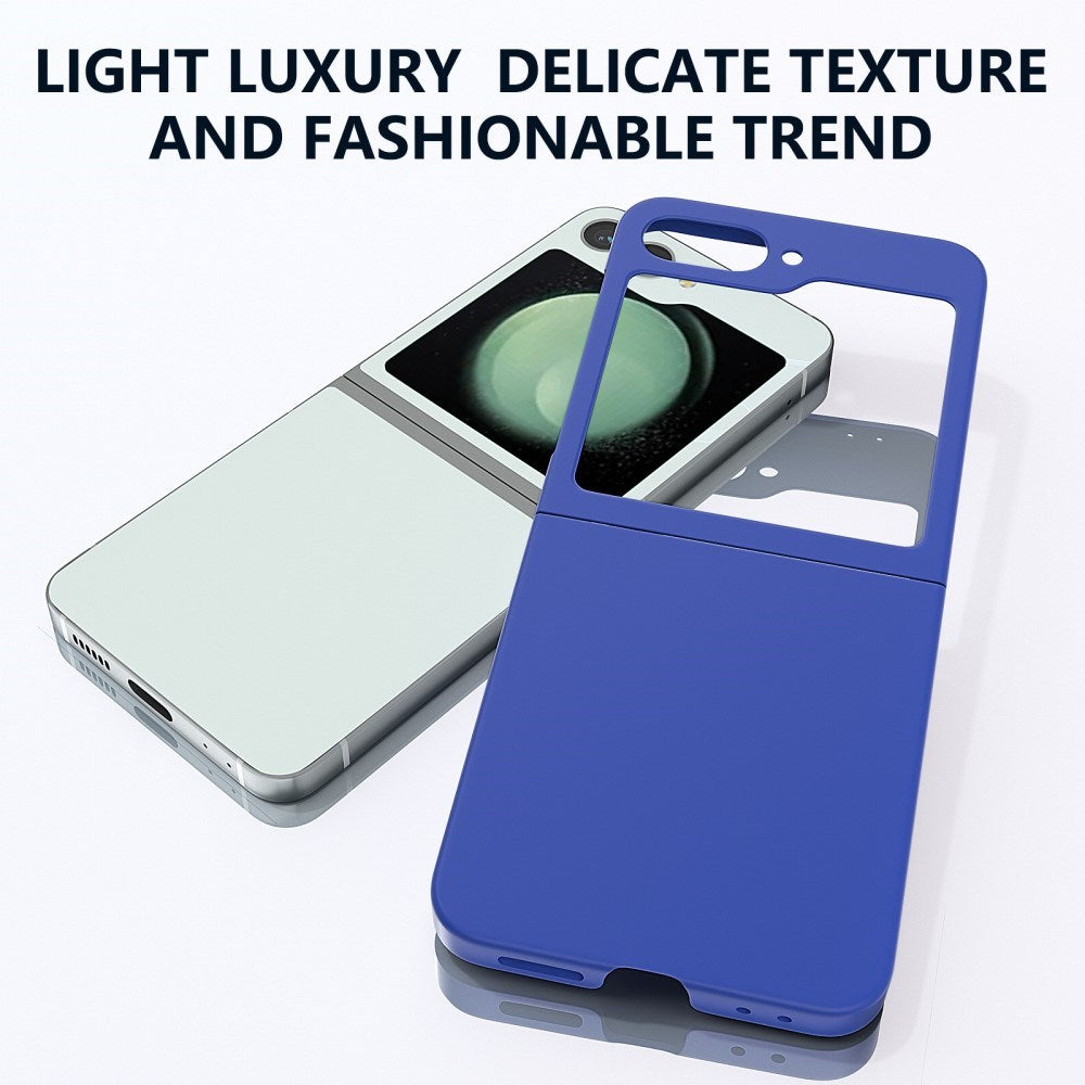 EIDERWOOD Samsung Galaxy Z Flip7 FE / Flip6 Gummibelagt Hård Plastik Bagside Cover - Blå