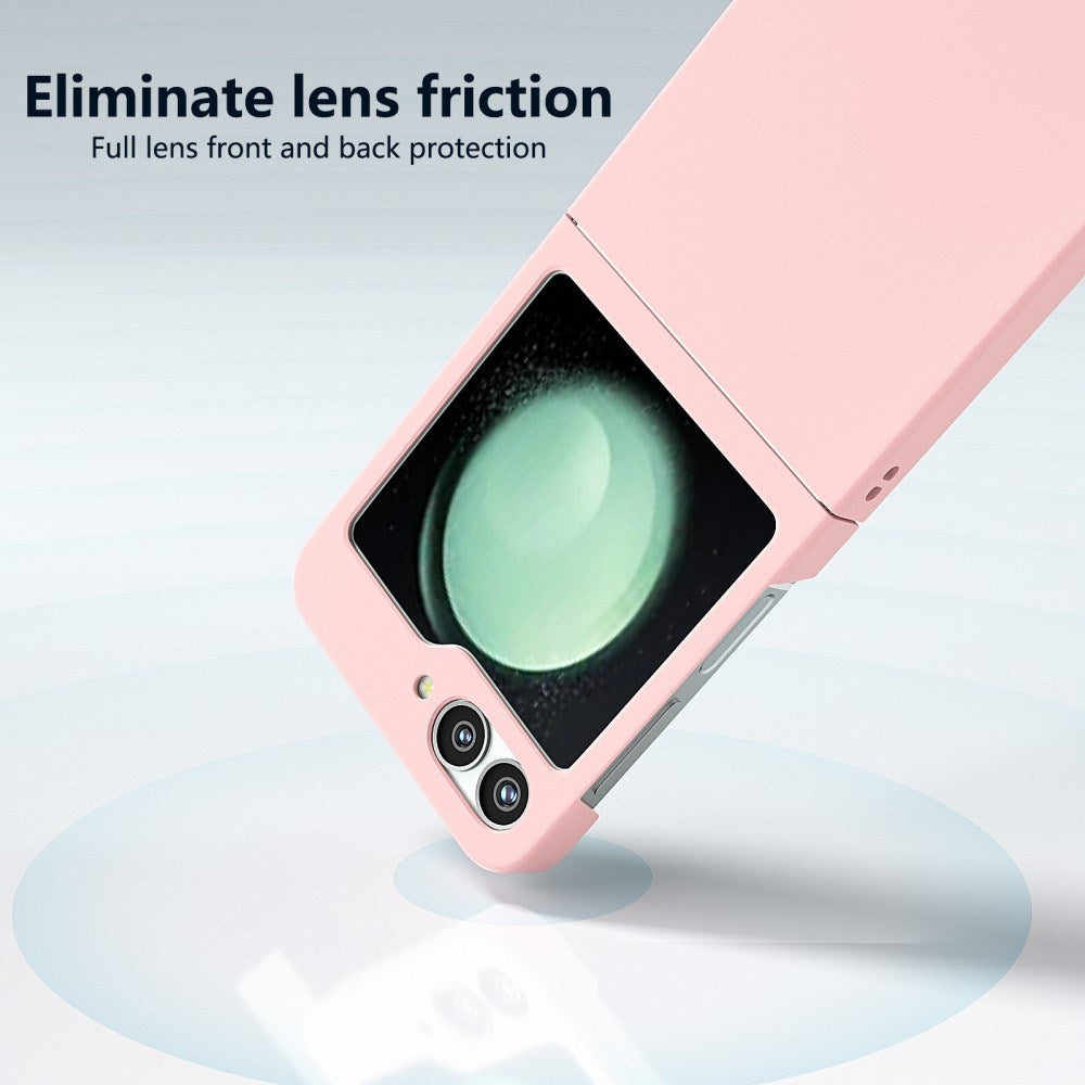 EIDERWOOD Samsung Galaxy Z Flip7 FE / Flip6 Gummibelagt Hård Plastik Bagside Cover - Lyserød