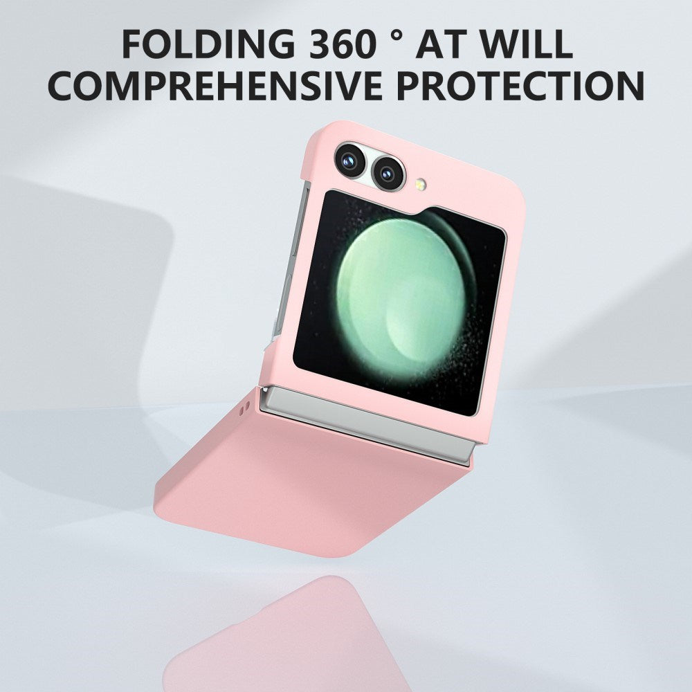 EIDERWOOD Samsung Galaxy Z Flip7 FE / Flip6 Gummibelagt Hård Plastik Bagside Cover - Lyserød