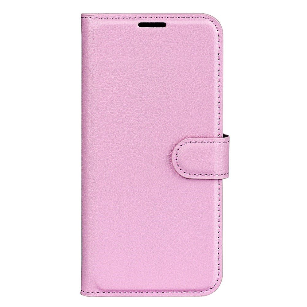 EIDERWOOD Google Pixel 9 Pro XL Litchi Læder Flip Cover m. Pung - Lyserød