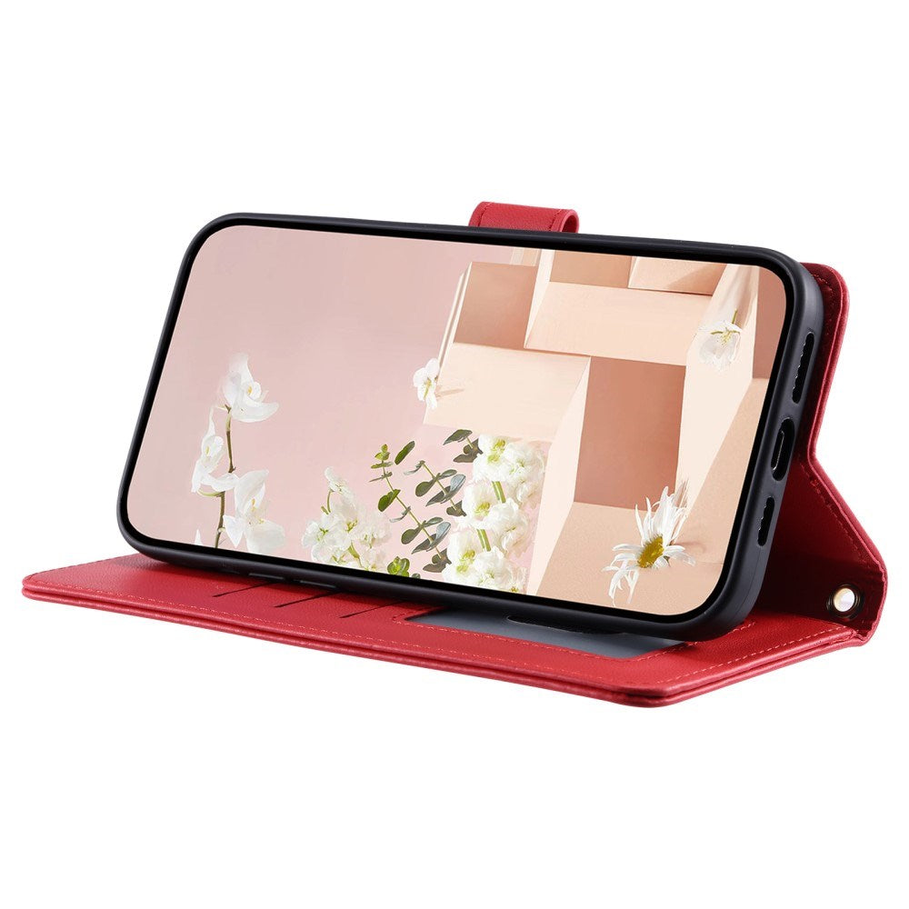 EIDERWOOD OnePlus Nord N30 SE (5G) / OPPO A79 (5G) / A2 (5G) Læder Cover m. Strop & Crossbody Taske Funktion - Rød