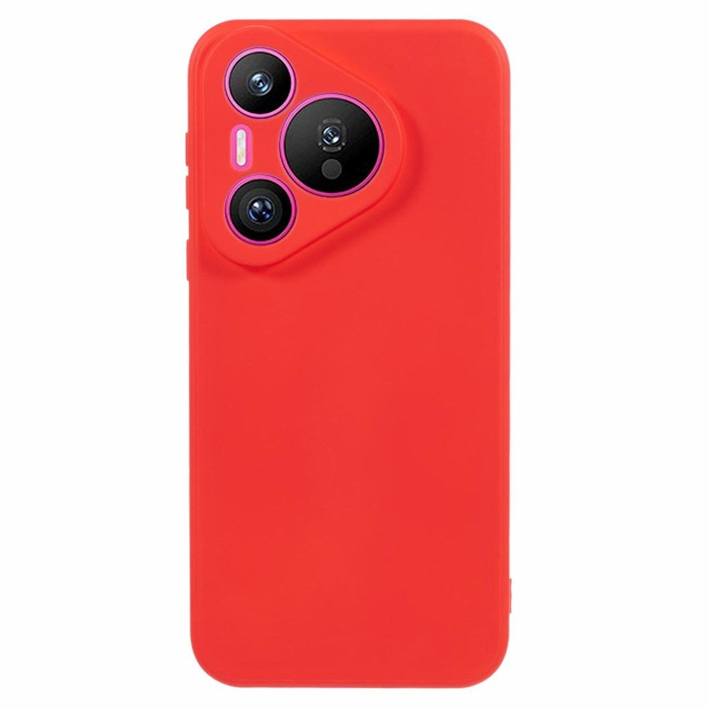 Huawei Pura 70 - EIDERWOOD Foret Fleksibelt Plast Cover - Rød