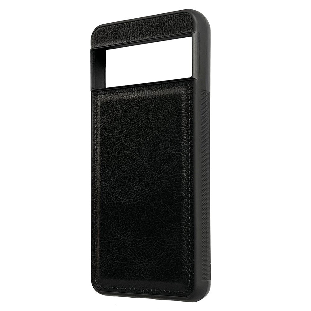 EIDERWOOD Google Pixel 9 / 9 Pro Læderbelagt Plastik Bagside Cover - Sort