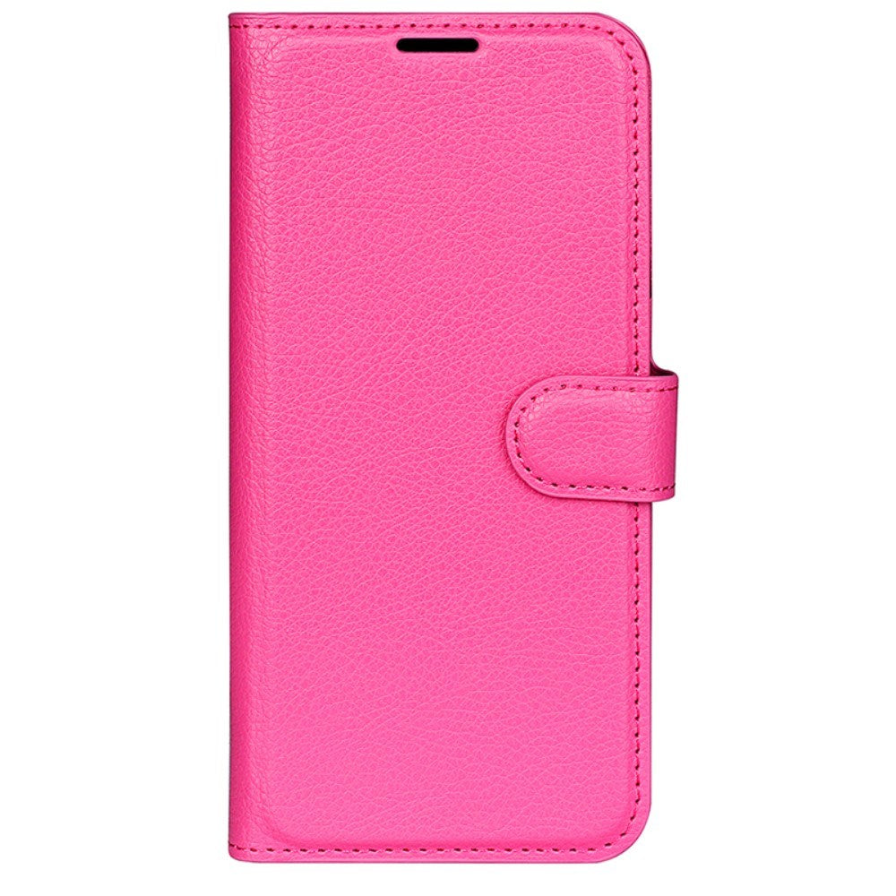 Huawei Pura 70 Pro / 70 Pro+ (Plus) - EIDERWOOD Kunstlæder Flip Cover m. Kortholder & Ståfunktion - Pink