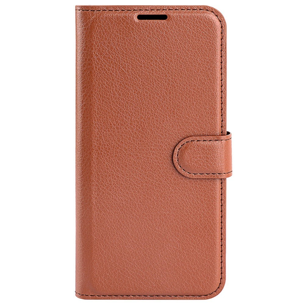 Honor 200 Lite - EIDERWOOD Kunstlæder Flip Cover m. Kortholder & Ståfunktion - Brun
