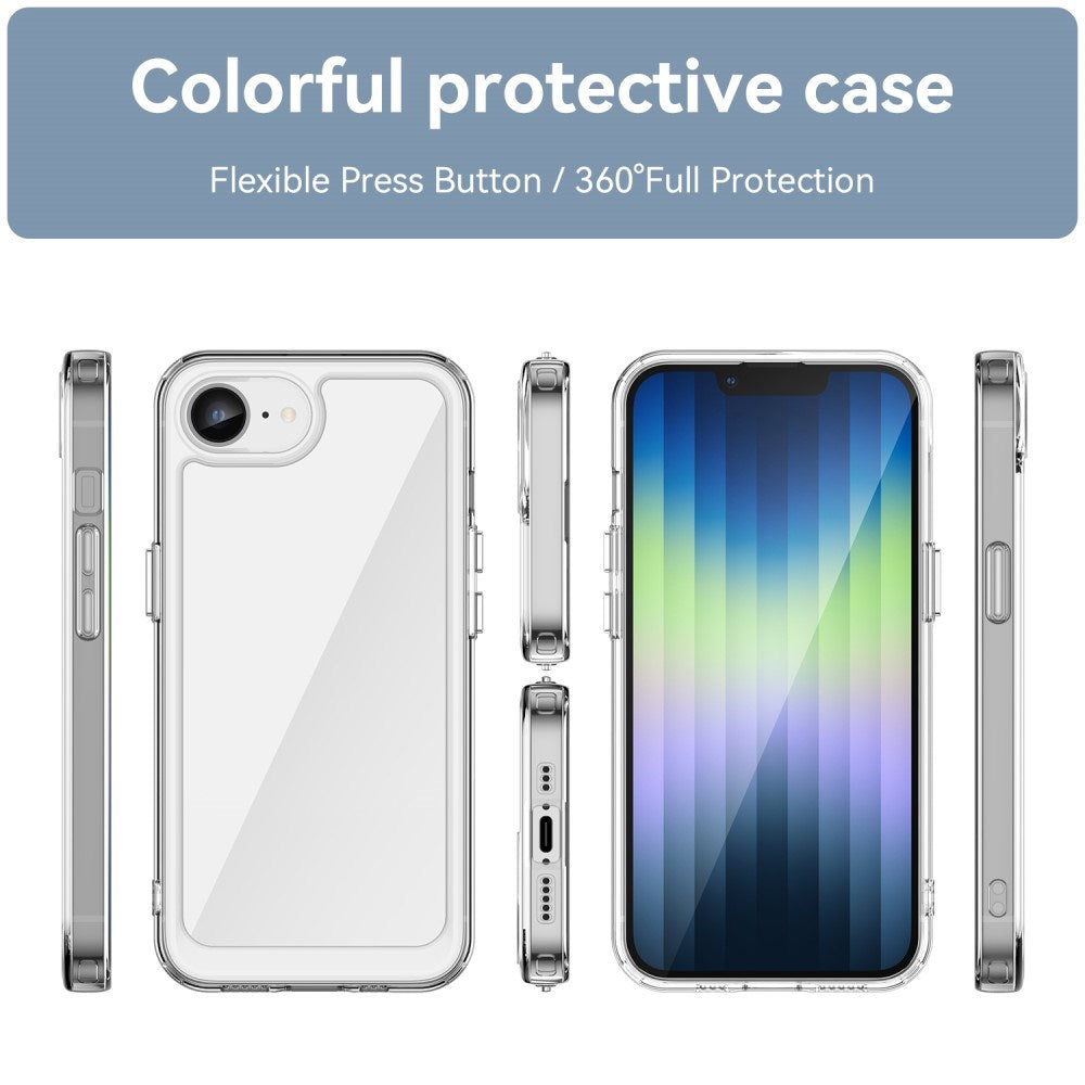 EIDERWOOD iPhone 16e Hybrid Plastik Bagside Cover - Gennemsigtig