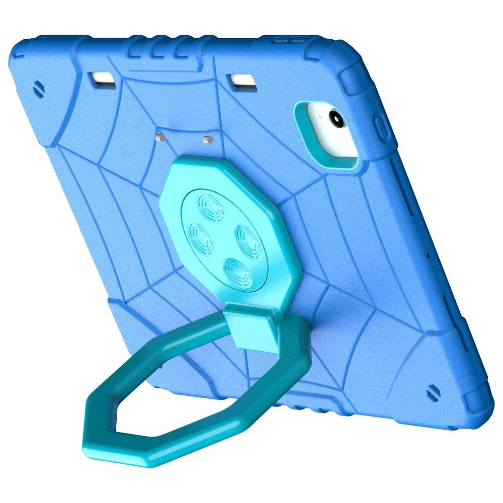 EIDERWOOD iPad Air 11" (2026 / 2025 / 2024) Børne Bagside Cover m. Kickstand & Håndtag - Blå