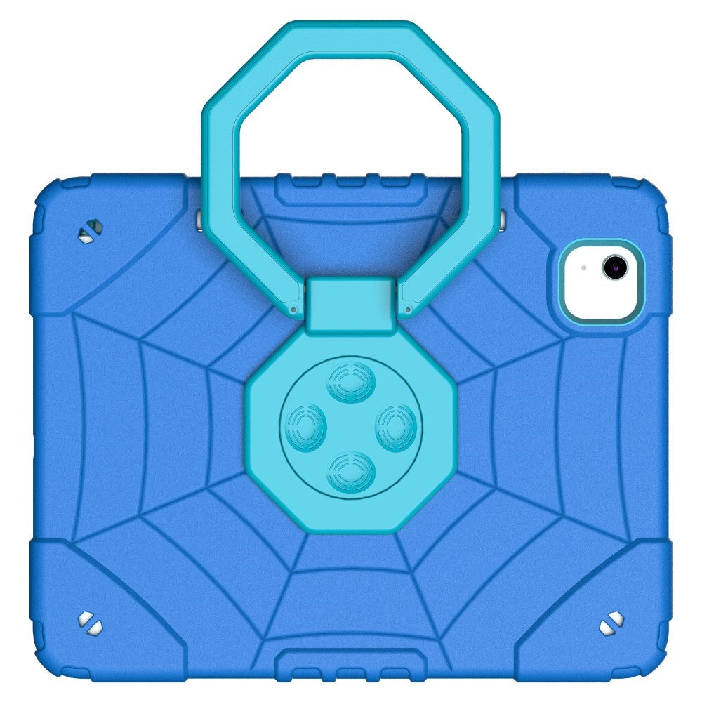 EIDERWOOD iPad Air 11" (2026 / 2025 / 2024) Børne Bagside Cover m. Kickstand & Håndtag - Blå