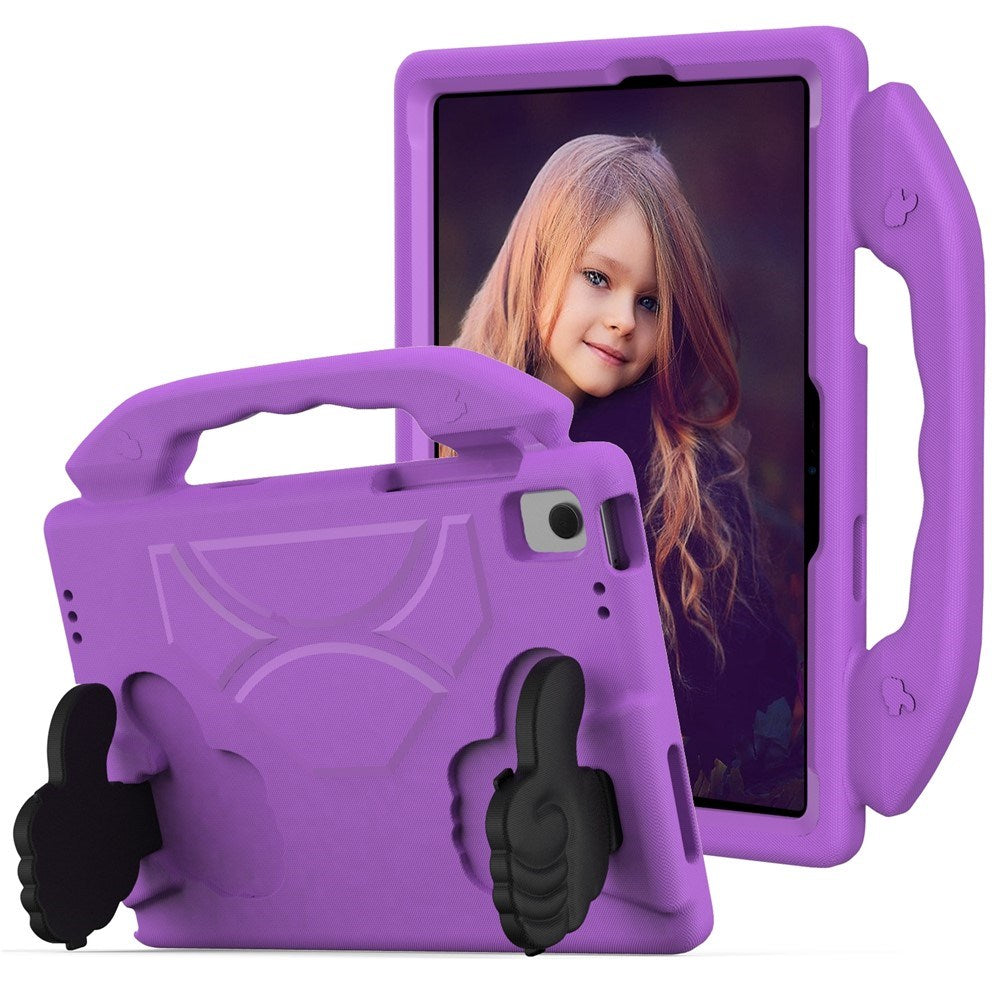 Samsung Galaxy Tab A11+ (Plus) / A9+ (Plus) EIDERWOOD Børnecover m. Ståfunktion - Lilla