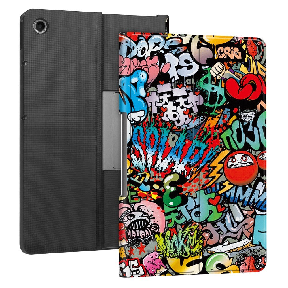 EIDERWOOD Lenovo Tab Plus 11.5" Vegansk Læder Cover - Mønster - Graffiti