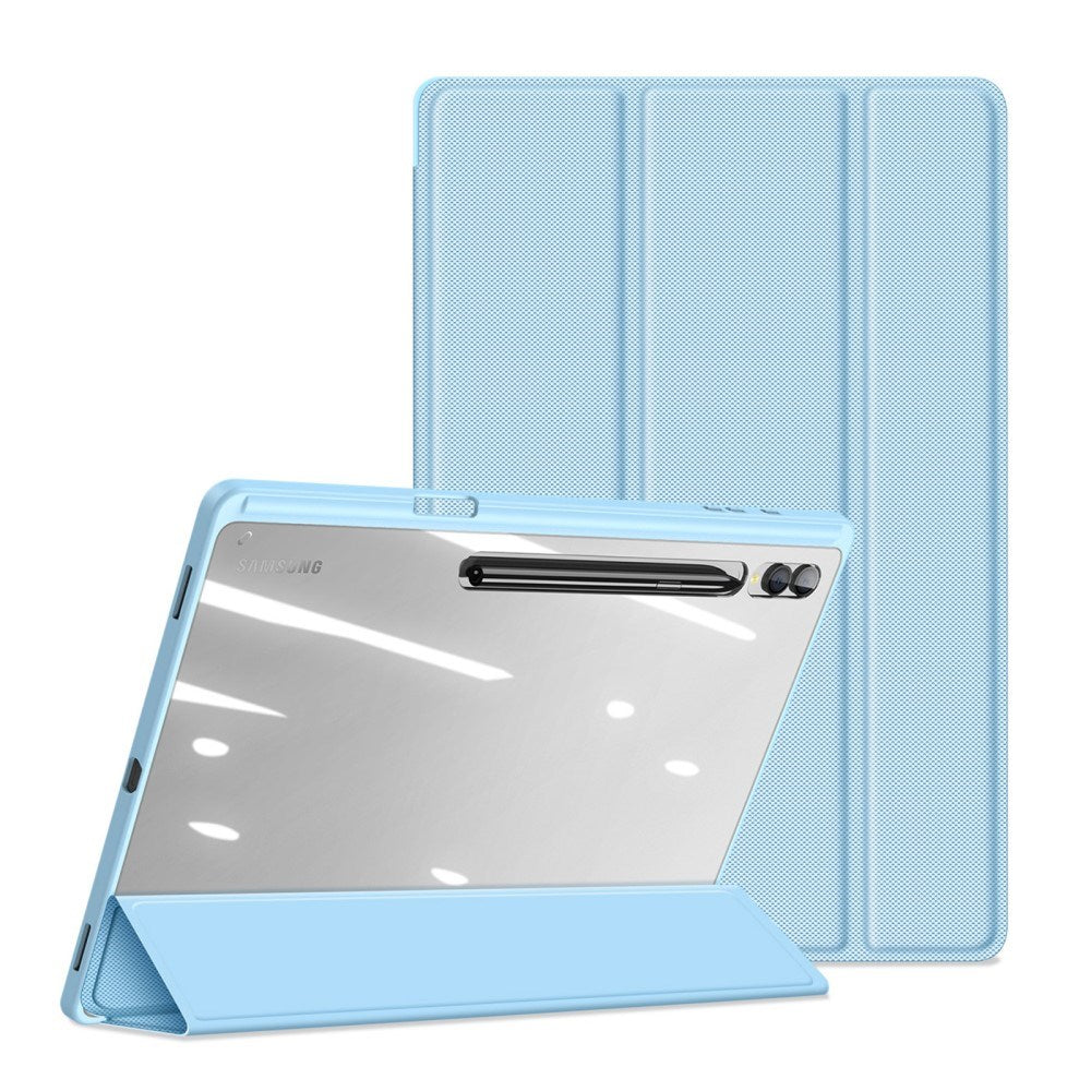 Samsung Galaxy Tab S10 Ultra Shockproof Flip Cover m. Penholder - DUX DUCIS TOBY Series - Blå