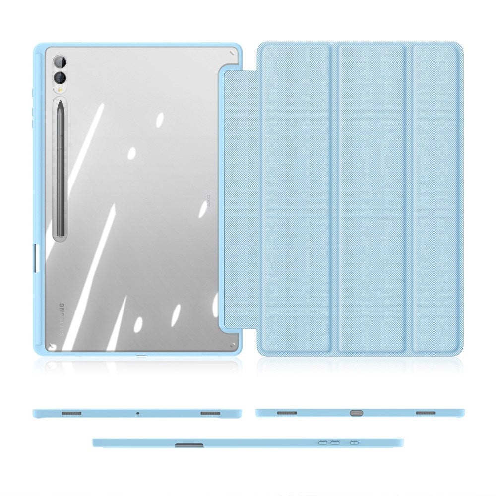 Samsung Galaxy Tab S10 Ultra Shockproof Flip Cover m. Penholder - DUX DUCIS TOBY Series - Blå
