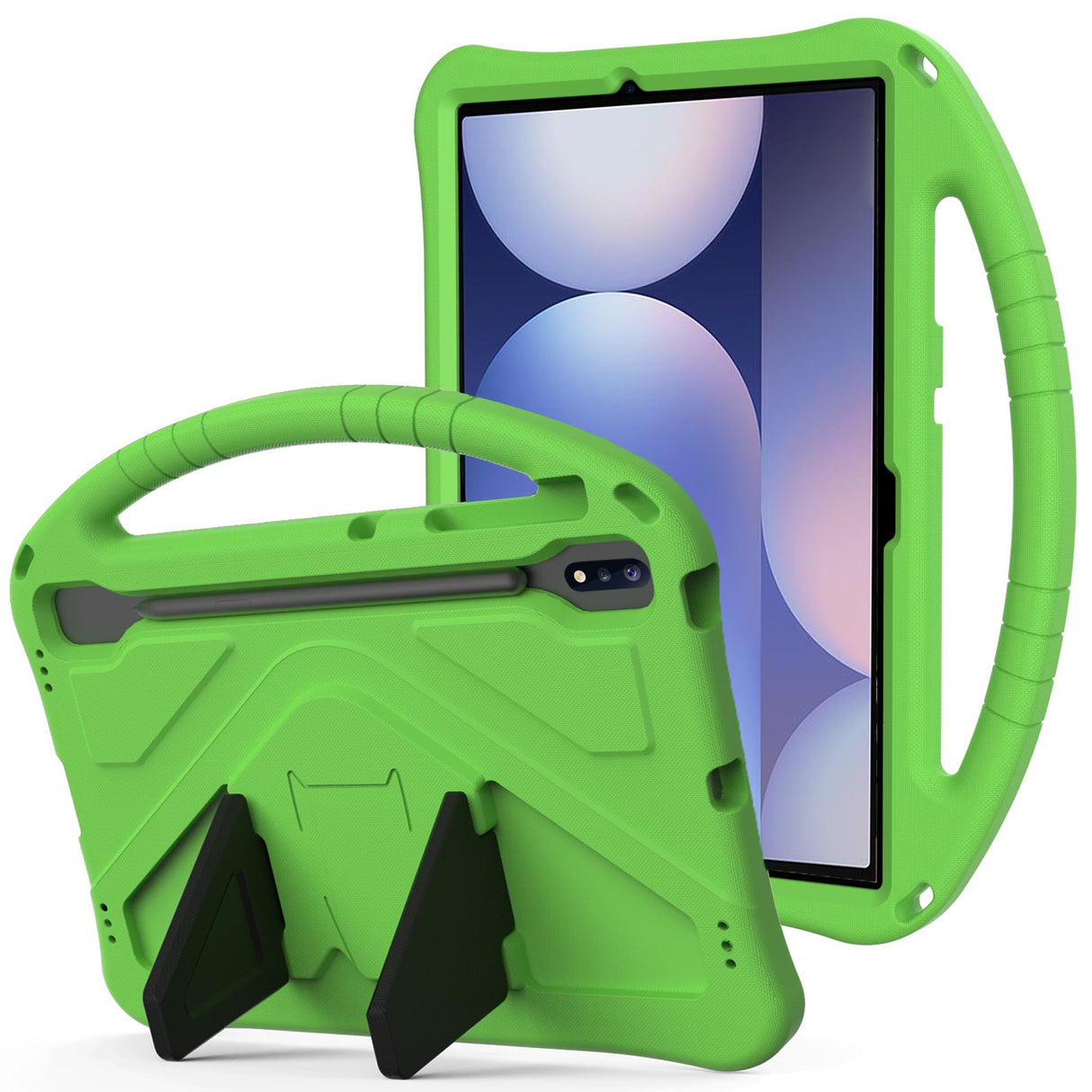 EIDERWOOD Børnevenligt Etui til Samsung Galaxy Tab S10+ med Kickstand - Grøn