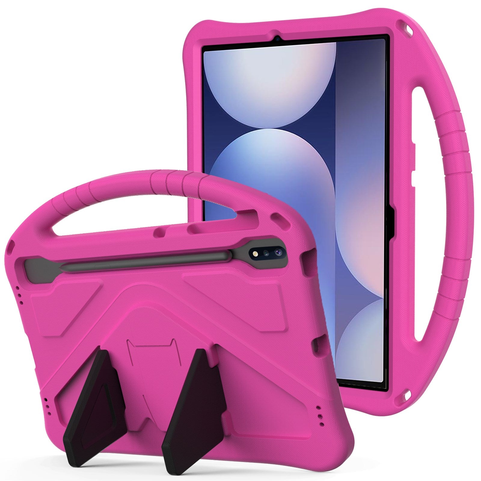 EIDERWOOD Børnevenligt Etui til Samsung Galaxy Tab S10+ med Kickstand - Pink