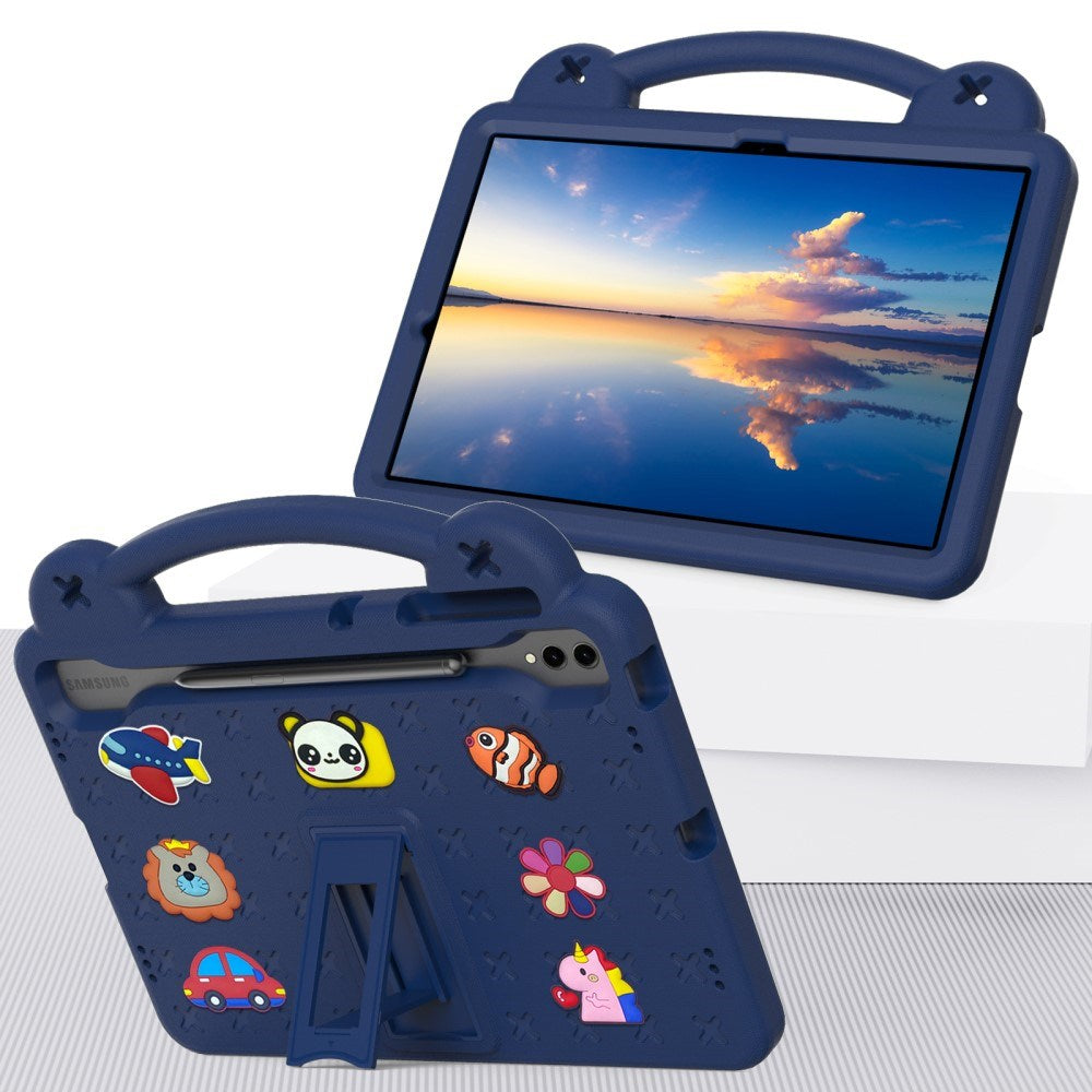 Samsung Galaxy Tab S10+ Børnecover – Slidstærkt og stødabsorberende design - Mørkeblå