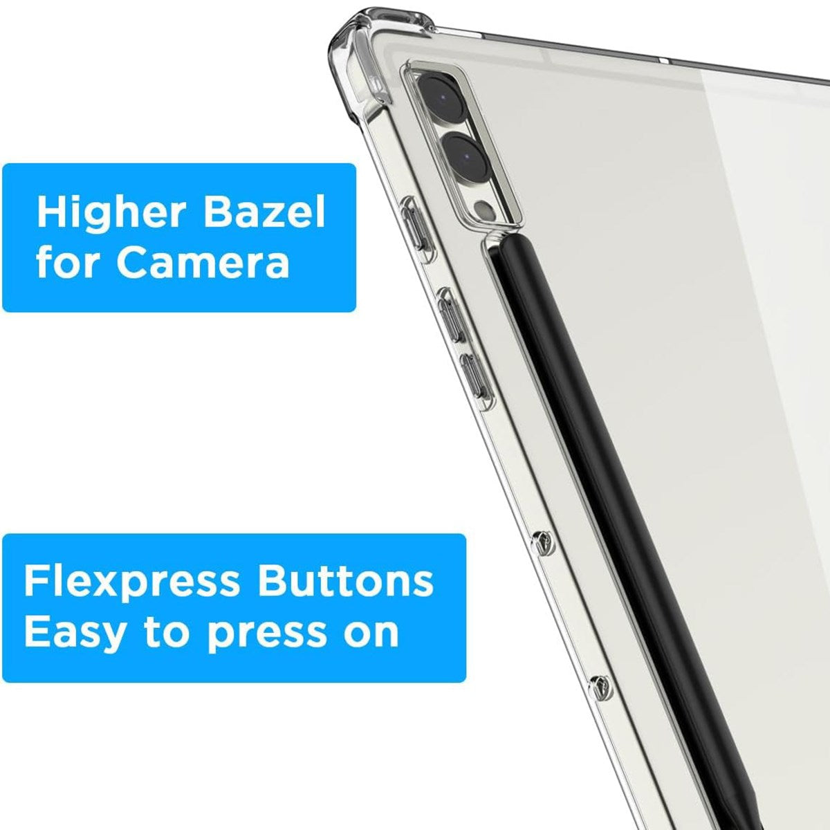 EIDERWOOD Samsung Galaxy Tab S10+ Tablet cover Shockproof - Gennemsigtig