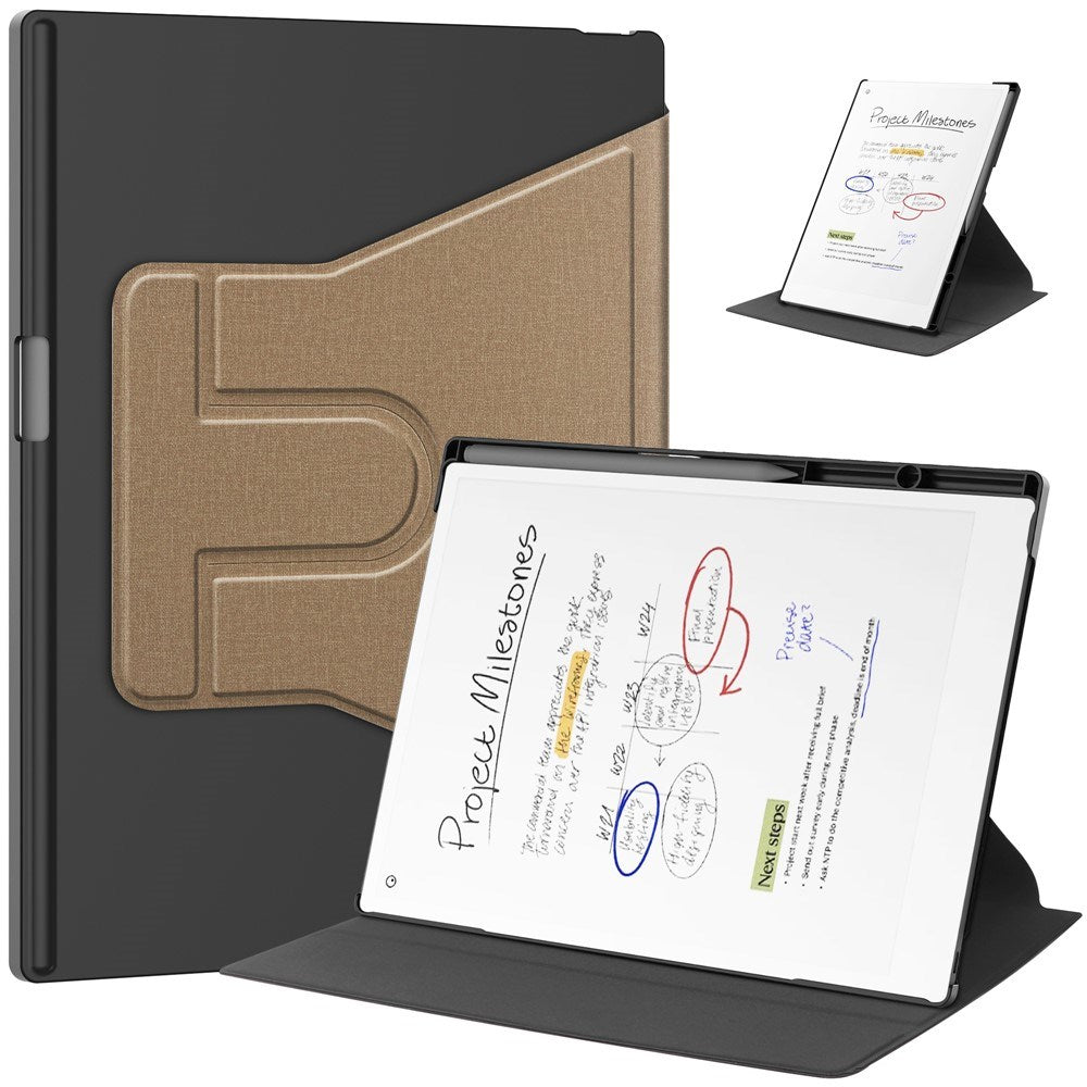 ReMarkable Paper Pro EIDERWOOD Kunstlæder Plast Cover - Pen Holder - Brun