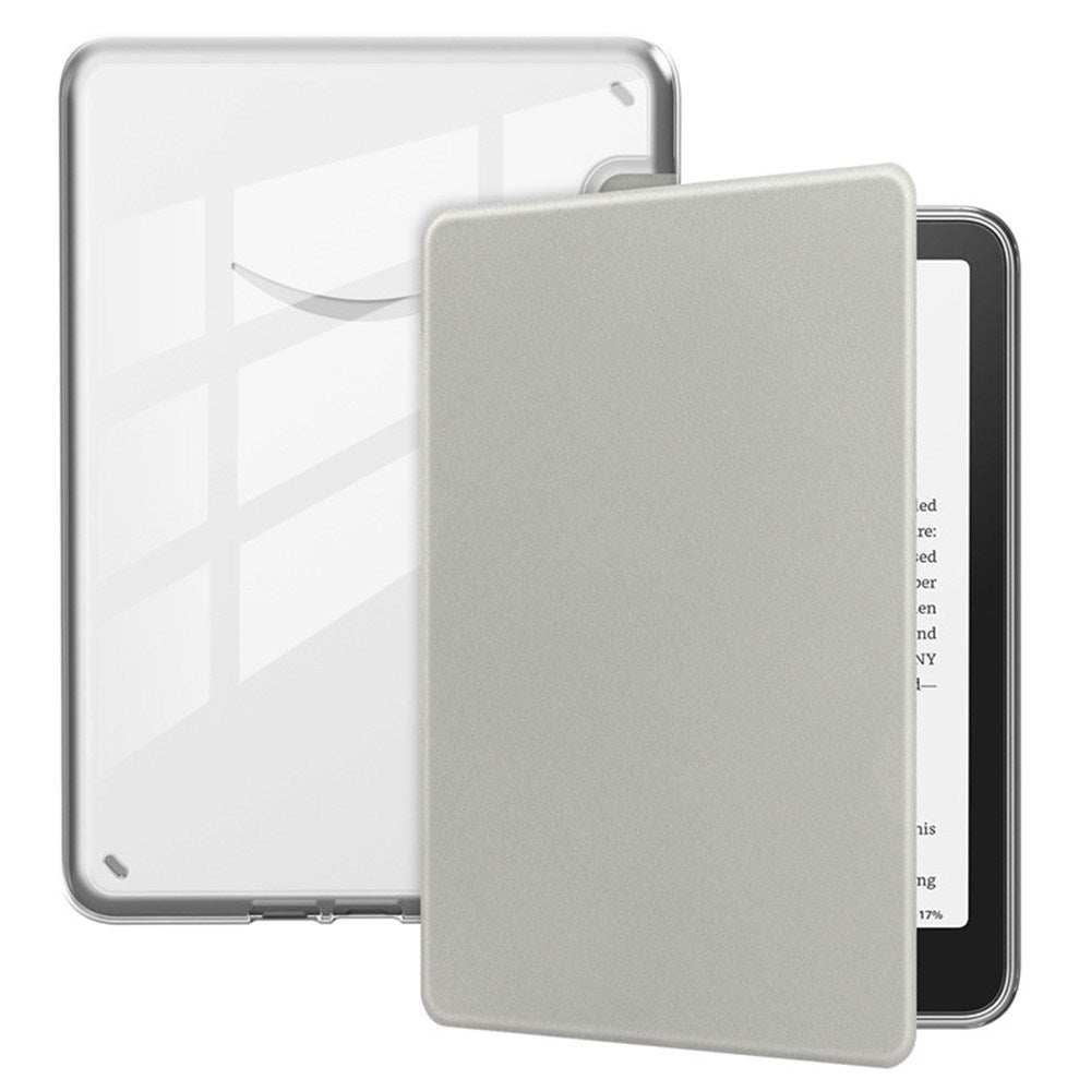 EIDERWOOD Amazon Kindle Paperwhite (2024) Kunstlæder Cover - Gennemsigtig / Grå