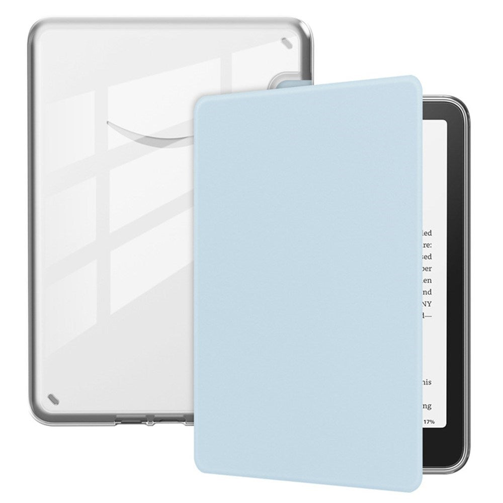 EIDERWOOD Amazon Kindle Paperwhite (2024) Kunstlæder Cover - Gennemsigtig / Lyseblå