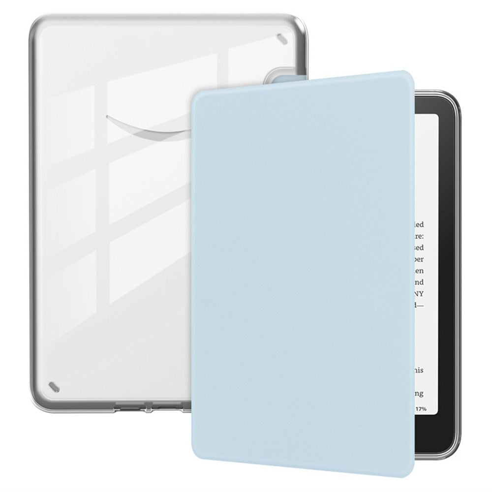 EIDERWOOD Amazon Kindle 11th Generation (2022) Kunstlæder Cover - Gennemsigtig / Lyseblå