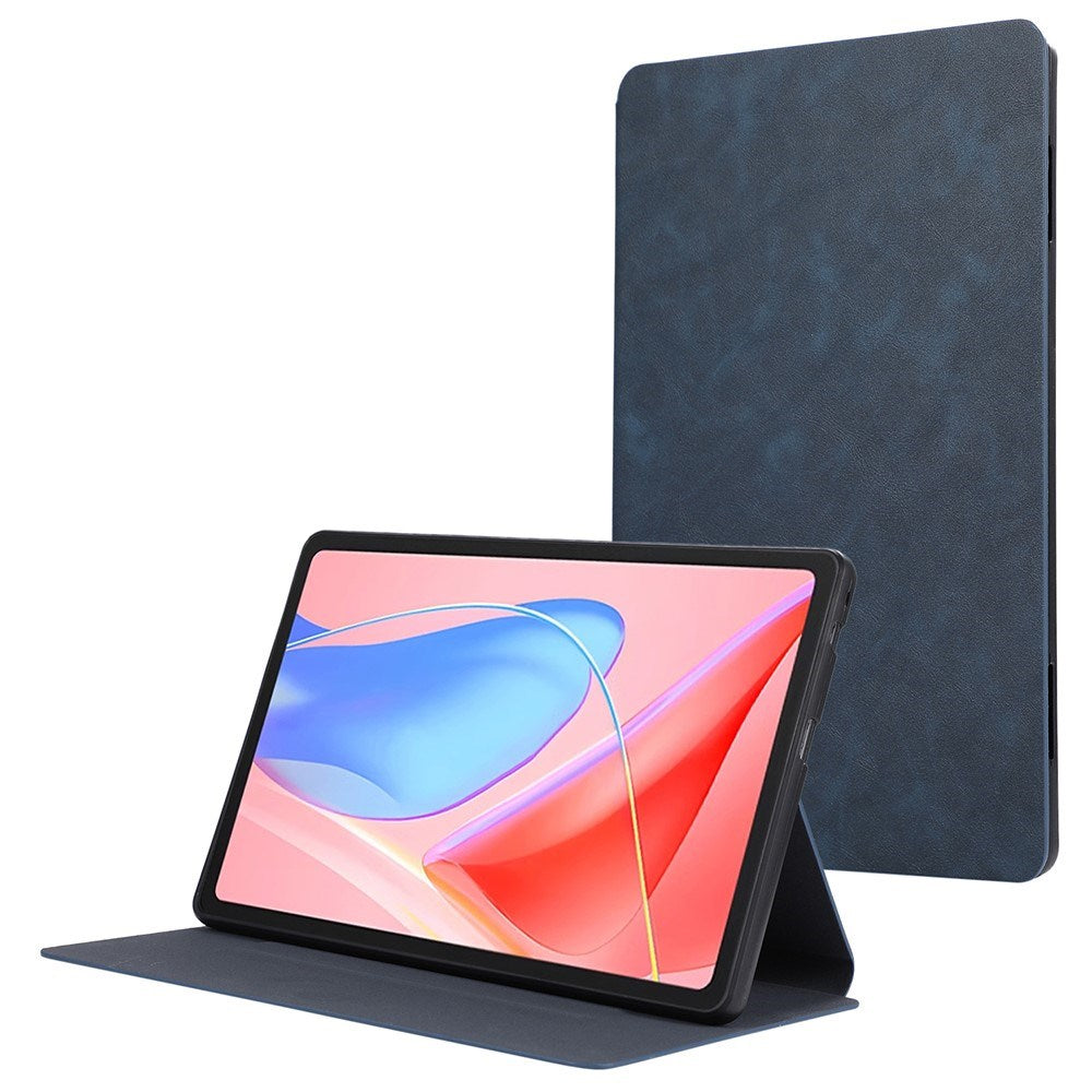 EIDERWOOD Lenovo Tab 10.1" Kunstlæder Tablet Cover m. Stander - Mørkeblå