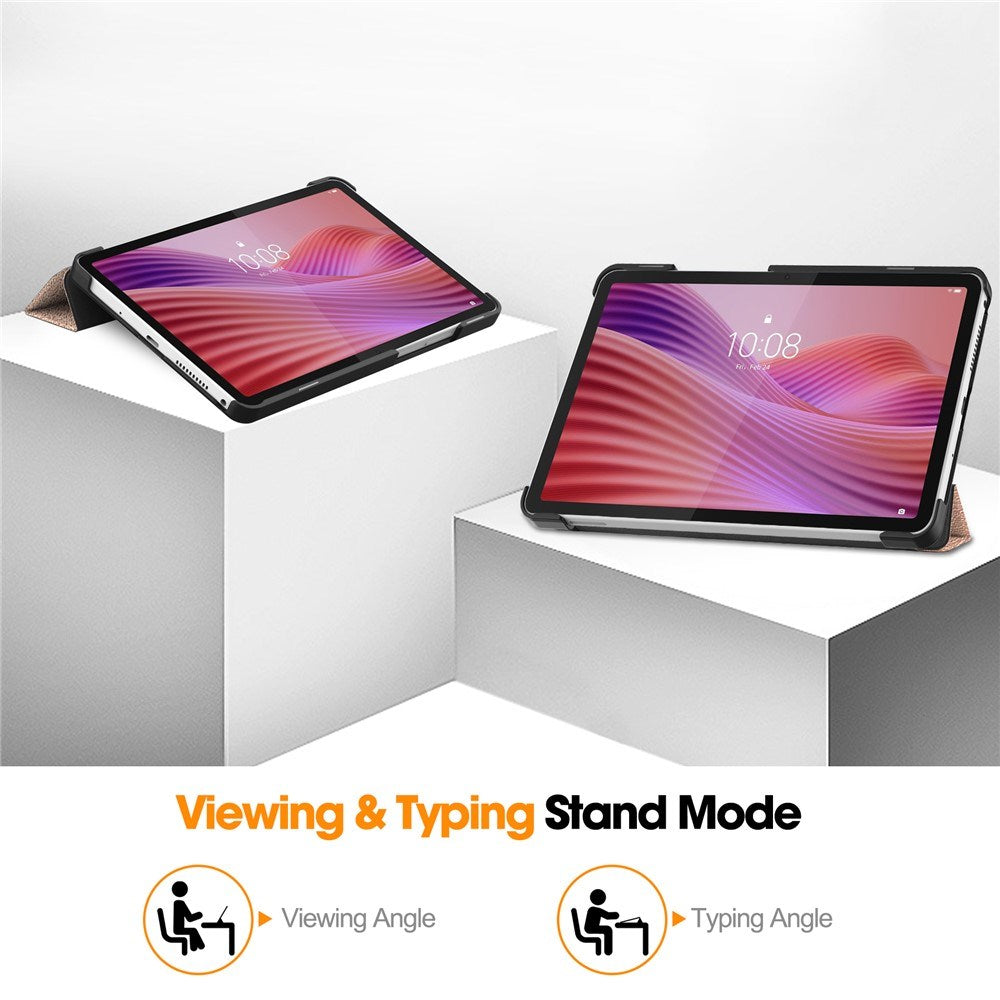 EIDERWOOD Lenovo Tab One 8.7" Kunstlæder Flip Cover - Rose Gold