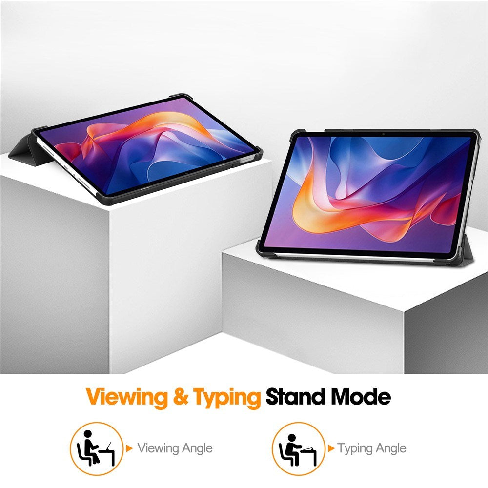 EIDERWOOD Xiaomi Redmi Pad 2 Kunstlæder Flip Tablet Cover - Grå
