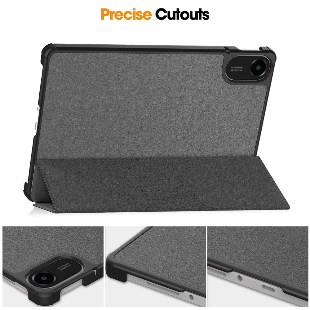 EIDERWOOD Xiaomi Redmi Pad 2 Kunstlæder Flip Tablet Cover - Grå
