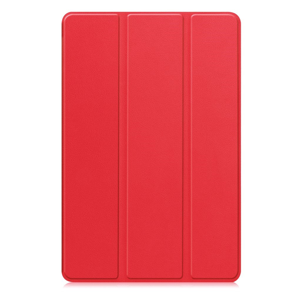 EIDERWOOD Lenovo Idea Tab 11 Kunstlæder Flip Tablet Cover - Rød