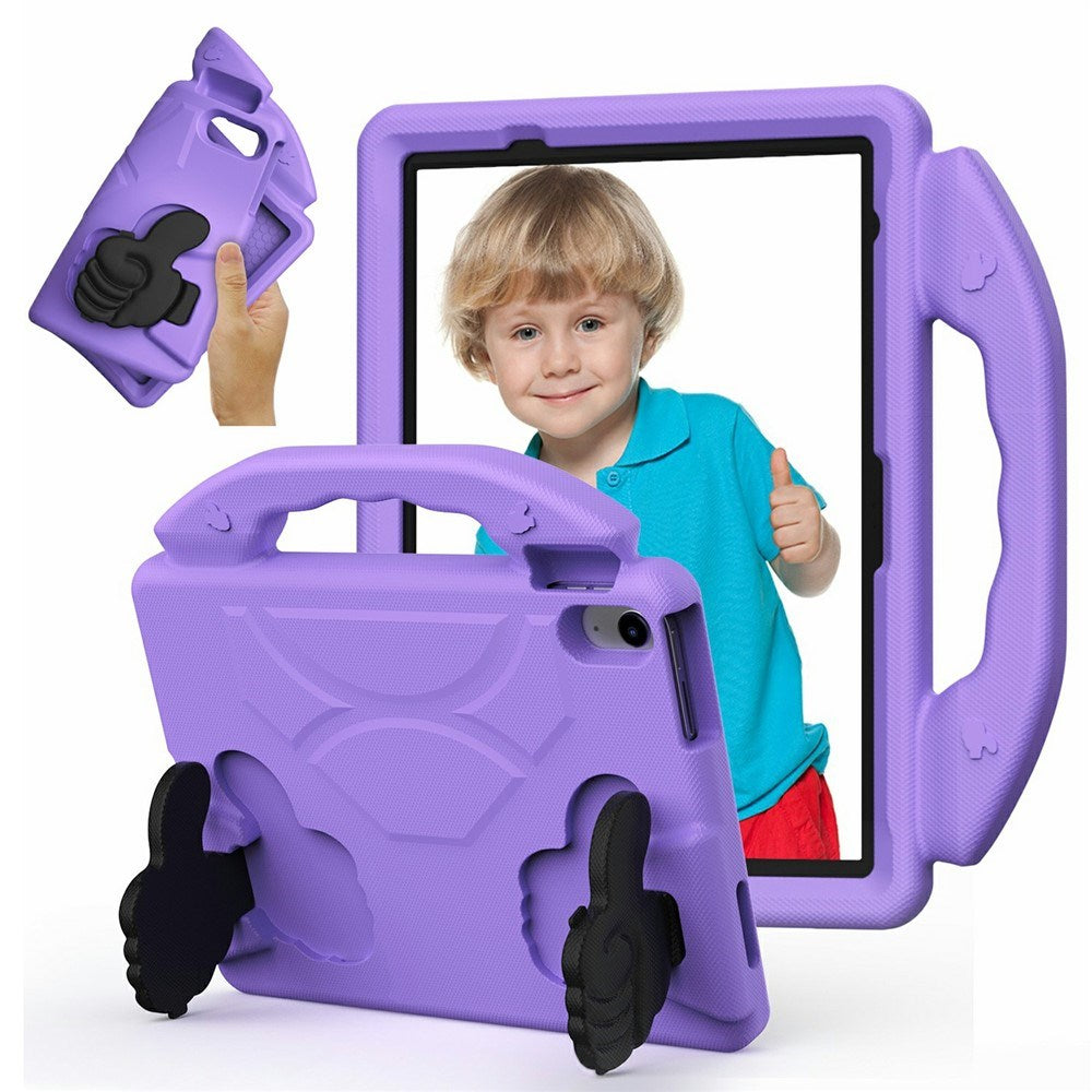 EIDERWOOD iPad Air 11" (2026 / 2025 / 2024) Børne Tablet Cover m. Indbygget Ståfunktion - Lilla