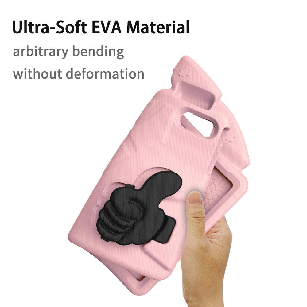 EIDERWOOD iPad Air 11" (2026 / 2025 / 2024) Børne Tablet Cover m. Indbygget Ståfunktion - Lyserød