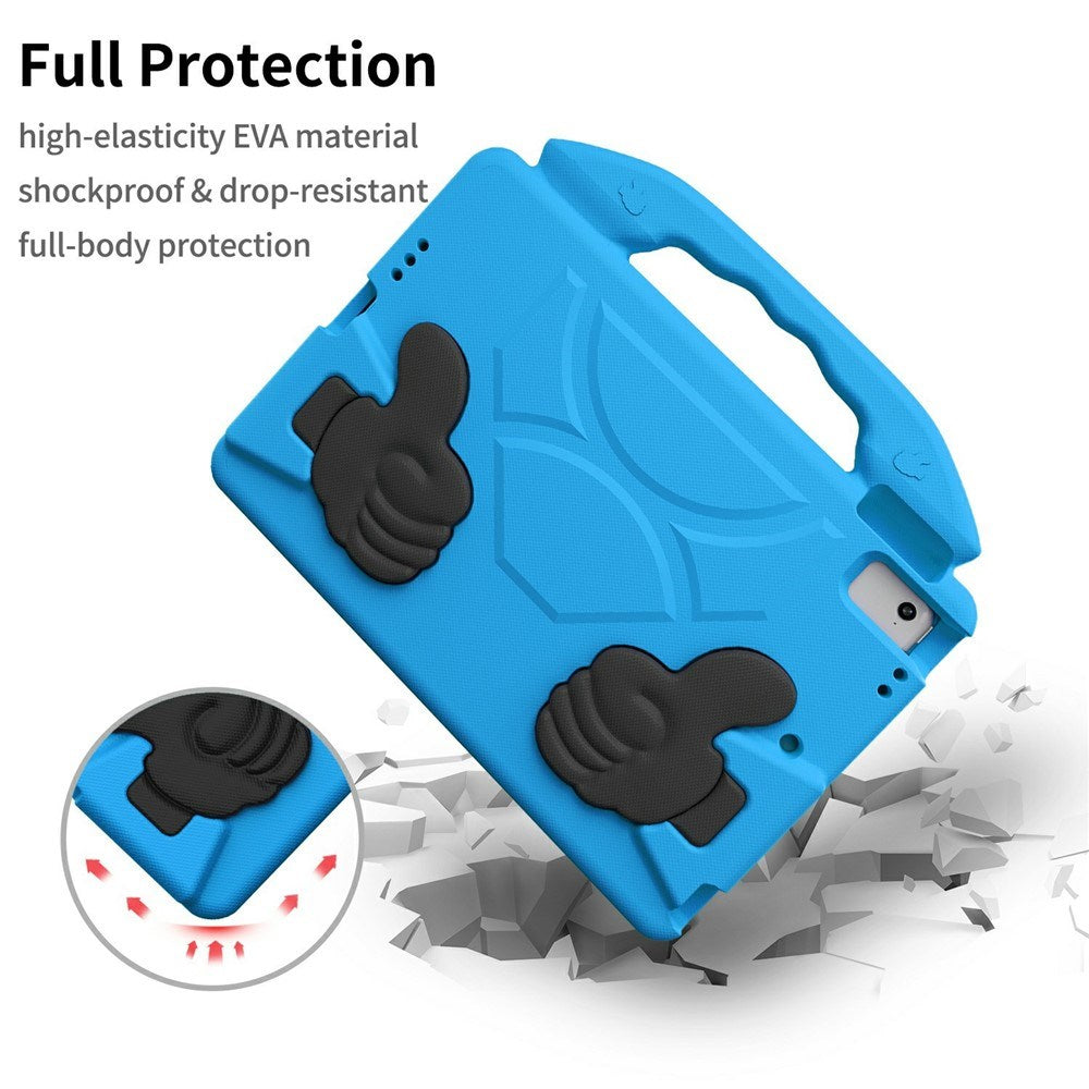 iPad 9.7" (2018 / 2017) / Air 2 / Air - EIDERWOOD Børne Cover m. Thumb Kickstand - Blå