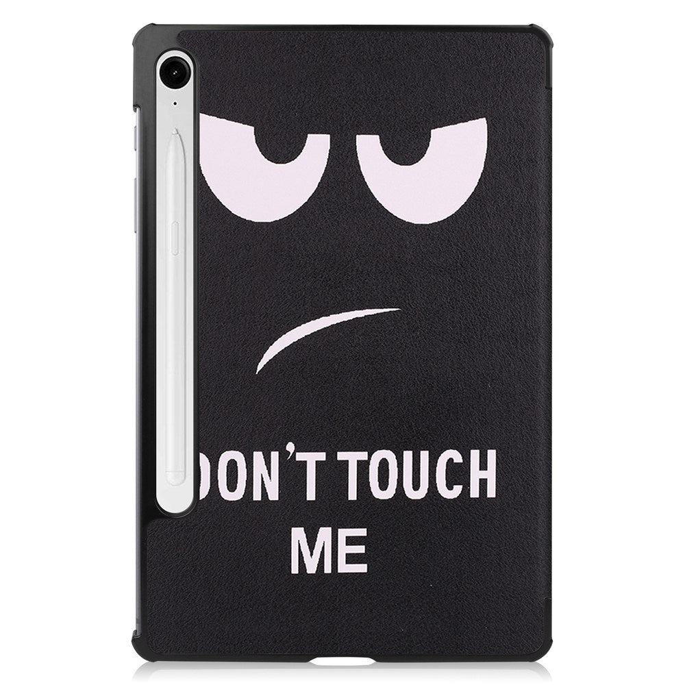 EIDERWOOD Samsung Galaxy Tab S11 / S10 Lite Kunstlæder Tablet Flip Cover m. Motiv - "Don't Touch Me"