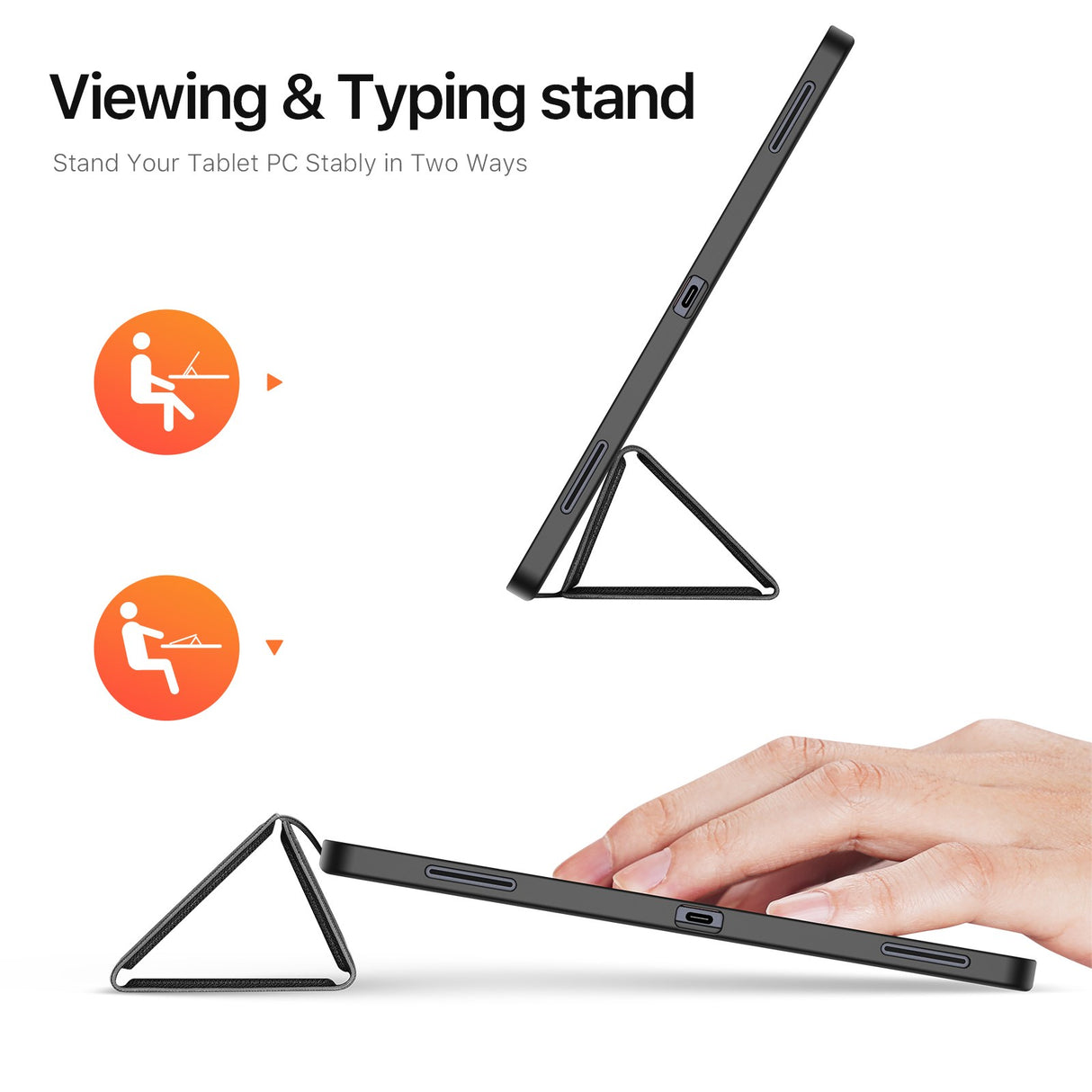 Samsung Galaxy Tab S11 Ultra DUX DUCIS DOMO Series Flip Cover m. Pen Holder - Sort