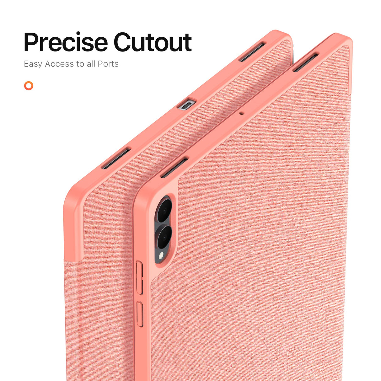 Samsung Galaxy Tab S11 Ultra DUX DUCIS DOMO Series Flip Cover m. Pen Holder - Lyserød