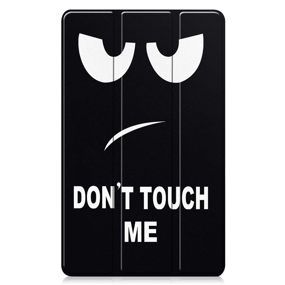 EIDERWOOD Samsung Galaxy Tab A11 Kunstlæder Tablet Cover m. Motiv - "Don't Touch Me"