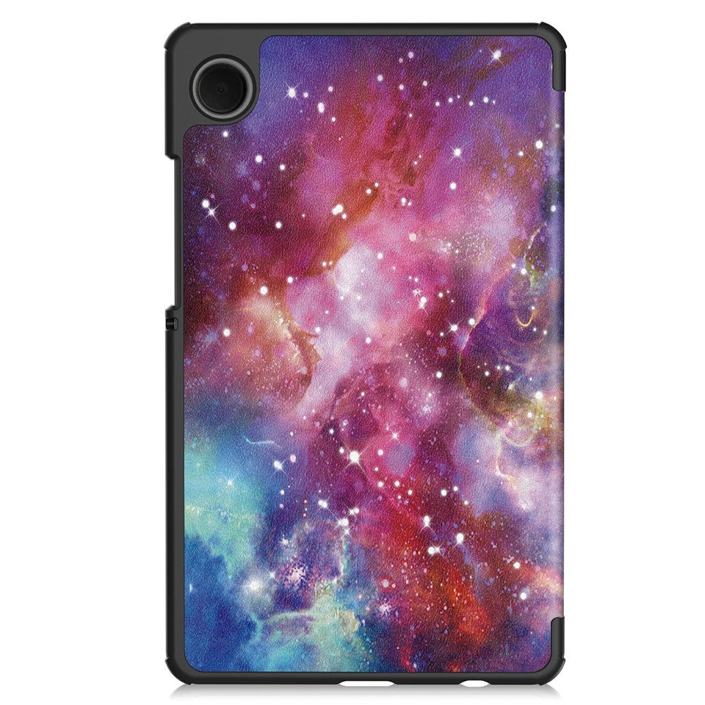 EIDERWOOD Samsung Galaxy Tab A11 Kunstlæder Tablet Cover m. Motiv - Galakse