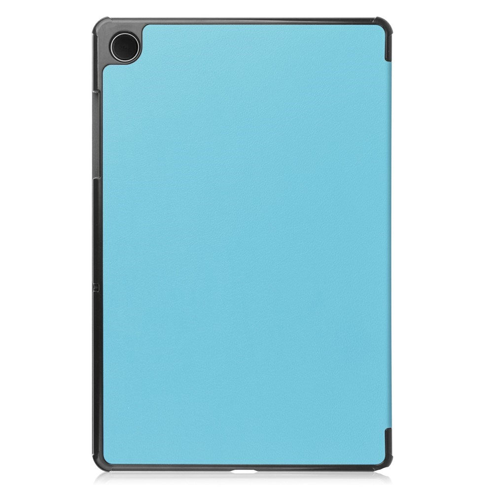 Samsung Galaxy Tab A11+ (Plus) EIDERWOOD Kunstlæder Tablet Cover m. Standerfunktion - Lyseblå
