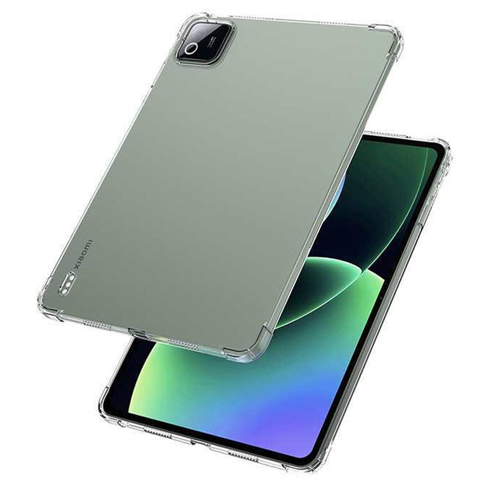 Xiaomi Pad 8 / 8 Pro EIDERWOOD Fleksibelt Plast Bagside Cover m. Forstærkede Hjørner - Gennemsigtig