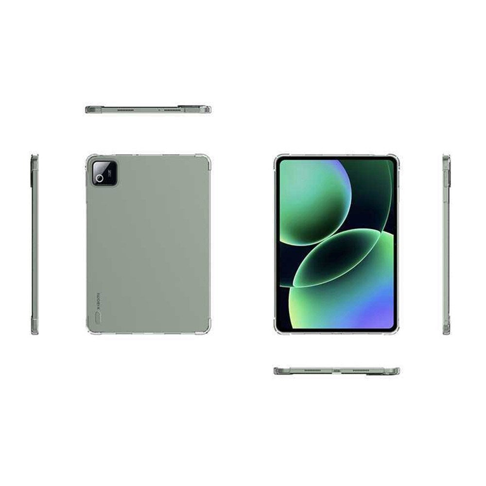 Xiaomi Pad 8 / 8 Pro EIDERWOOD Fleksibelt Plast Bagside Cover m. Forstærkede Hjørner - Gennemsigtig
