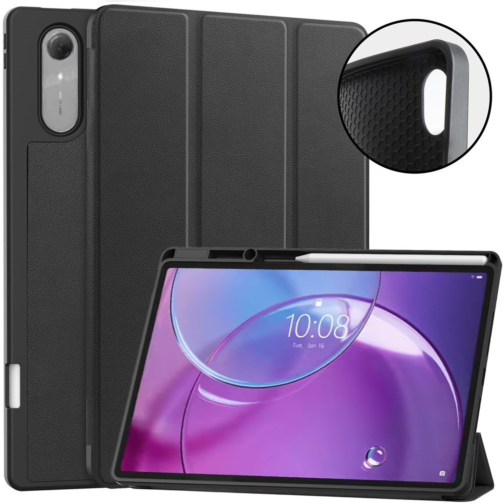 Lenovo Idea Tab Pro (2. Gen.) 13" EIDERWOOD Kunstlæder Cover m. Ståfunktion - Sort