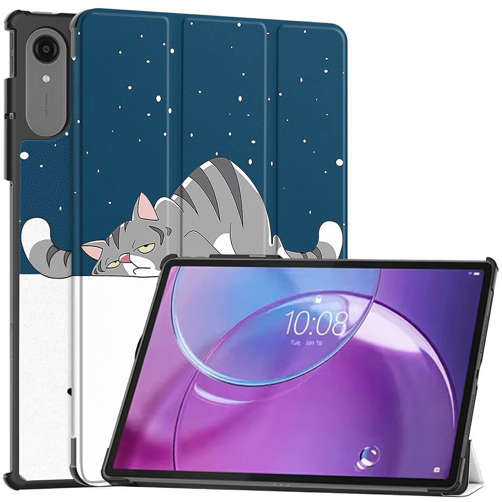 Lenovo Idea Tab Pro Gen2 13" EIDERWOOD Flipcase med Ståfunktion - Sovende Kat