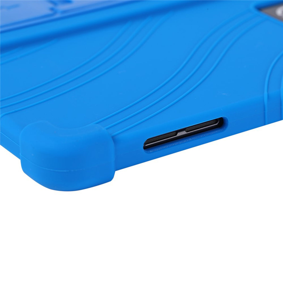 Lenovo Yoga Tab Gen 2 11.1" EIDERWOOD Håndværker Silikone Cover m. Justerbar Kickstand & Stødabsorberende Hjørner - Lyseblå