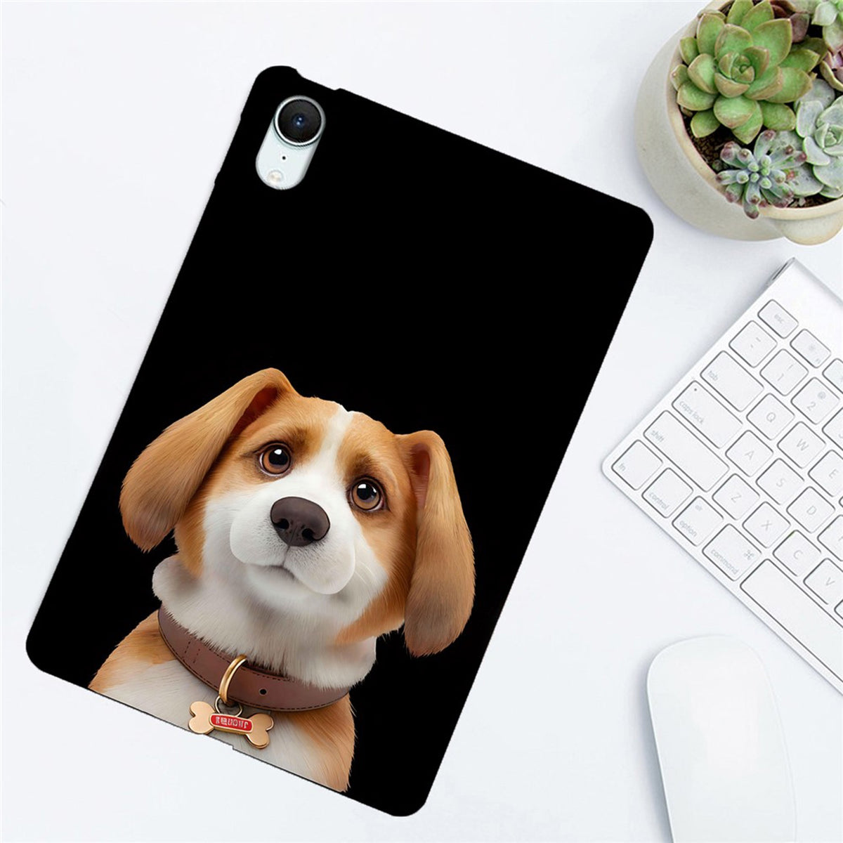 EIDERWOOD iPad Mini (2026) 8. Gen. Slankt Fleksibelt Plastik Cover - Beagle-Harrier Hund
