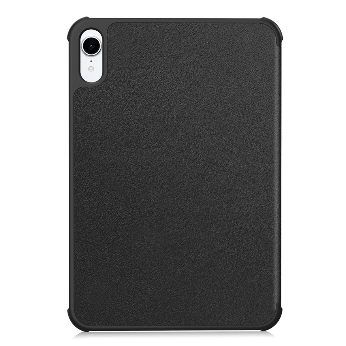 iPad Mini (2026) 8. Gen. EIDERWOOD Kunstlæder Flip Cover m. Ståfunktion - Sort